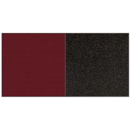 United Visual Products Sliding Door Indoor Enclosed Corkboard, 9 UV9012ACS-BRONZE-AMETHY